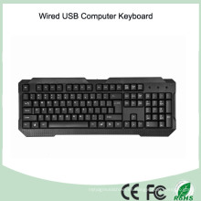 Durable UV-Coated Keys teclado de computadora con cable (KB-1688)